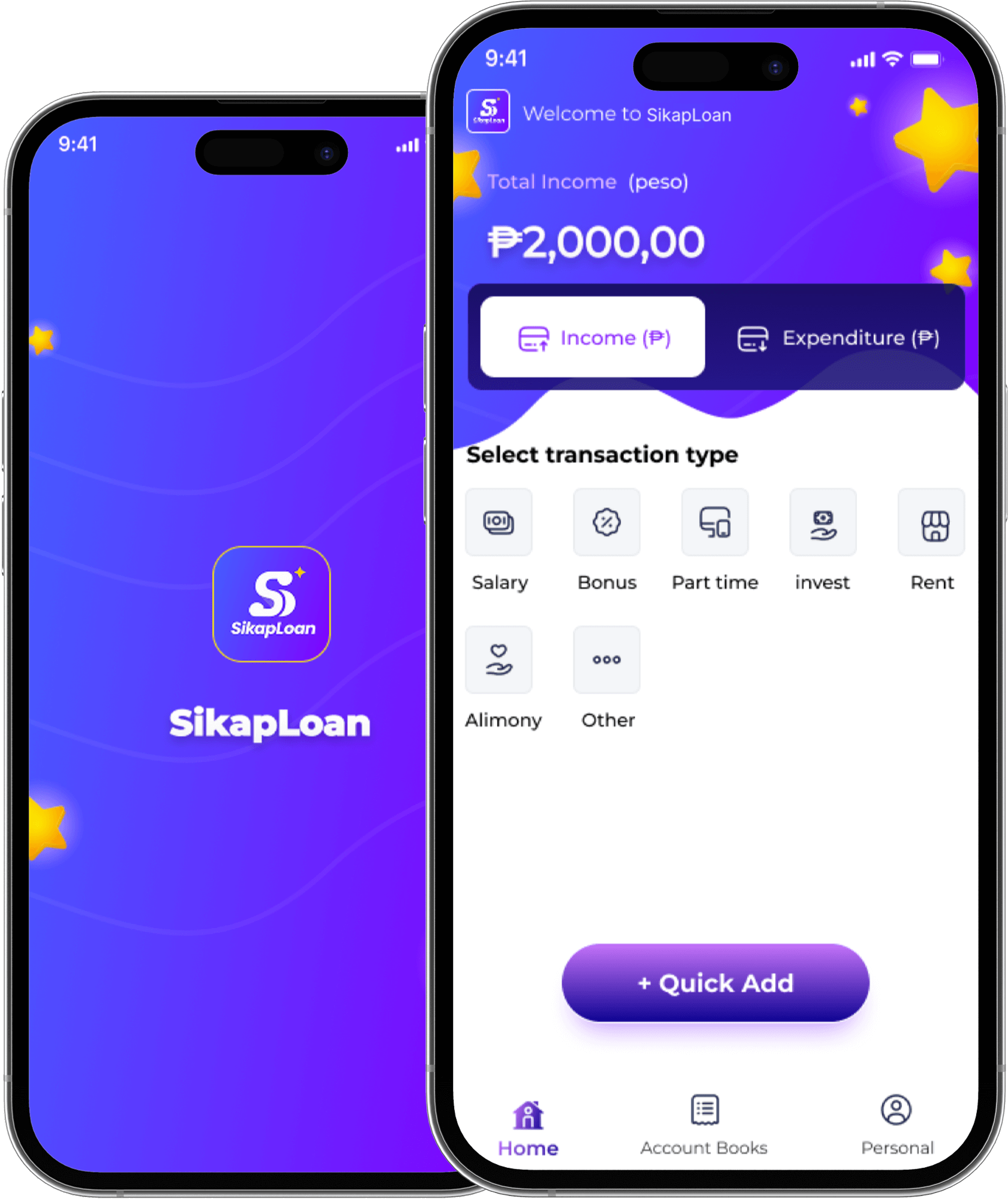 SikapLoan App Interface